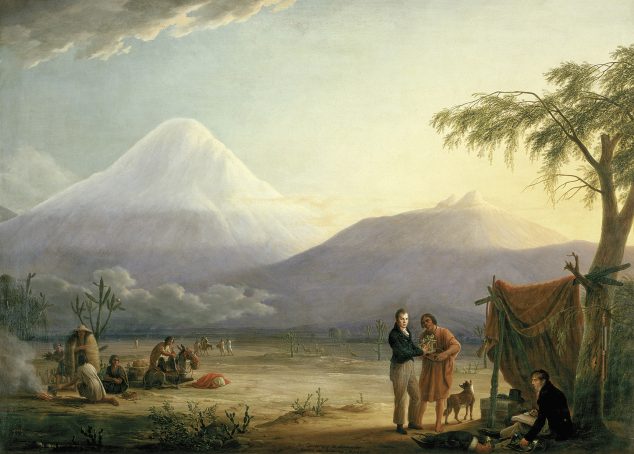 Gemälde / Öl auf Leinwand (1806) von Friedrich Georg Weitsch [1758 - 1828]<BR>Bildmass 163 x 226 cm<BR>Person: Alexander von Humboldt [1769 - 1859], Deutscher Naturforscher und Forschungsreisender<BR>Systematik: <BR>Personen / Gelehrte / Deutschland / Humboldt, A. v. / Reisen