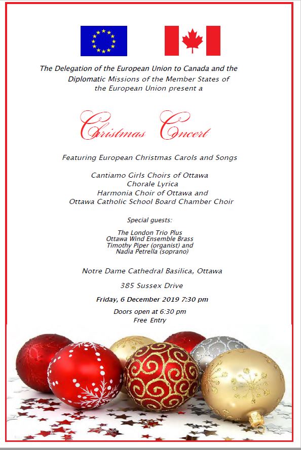 European Union Christmas Concert Ottawa So German!